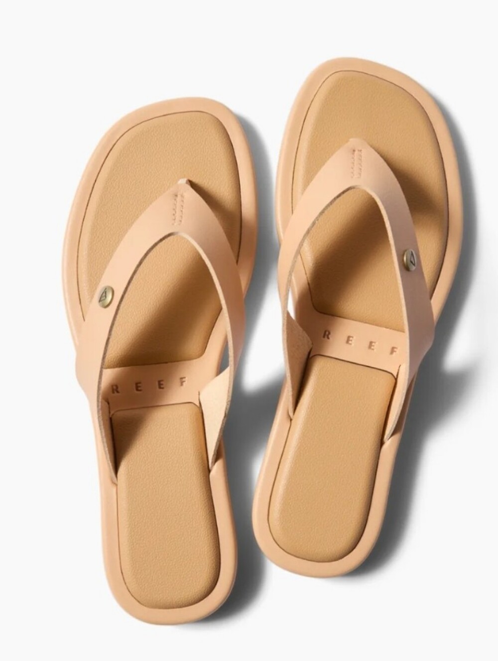 Reef Willow Ella Comfort Flip-Flop Sandals- Natural